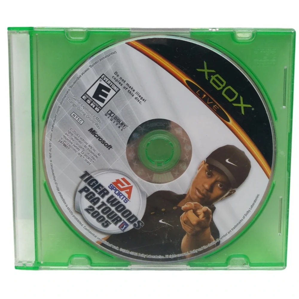 Tiger Woods PGA Tour 2005 Xbox Disc‎ Only Tested and Working